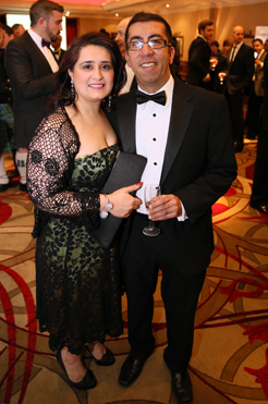 Nish and Bhavna Dattani from Green Assessors-sponsor of Green Agent Award